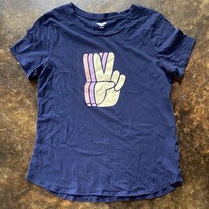 Old Navy Navy Blue T-Shirt
